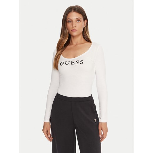 Guess Body O5RM08 KBBU1 Biały Regular Fit ze sklepu MODIVO w kategorii Bluzki damskie - zdjęcie 185737559
