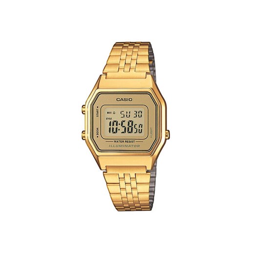 Casio Zegarek Vintage LA680WEGA-9ER Złoty ze sklepu MODIVO w kategorii Zegarki - zdjęcie 185737636