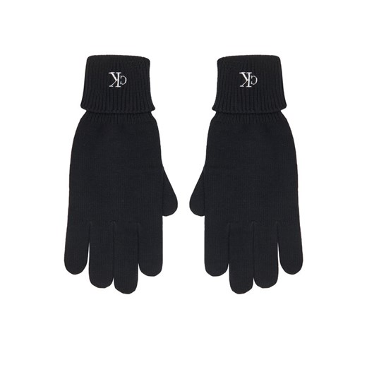 Calvin Klein Rękawiczki Damskie LV14F8021G Czarny ze sklepu MODIVO w kategorii Rękawiczki damskie - zdjęcie 185737638