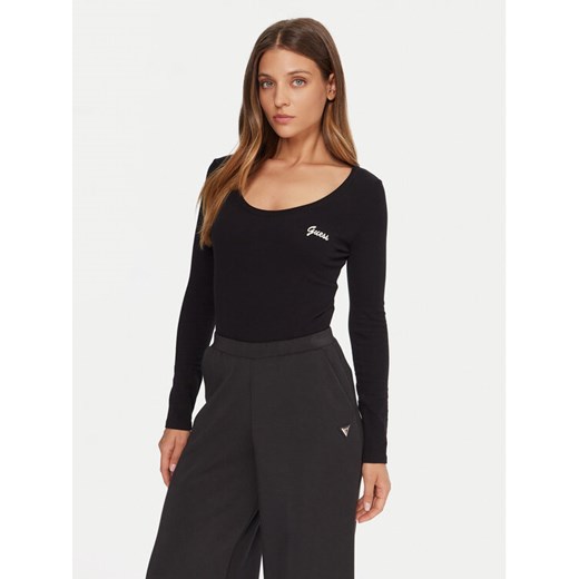Guess Body V5BP09 KCBF1 Czarny Slim Fit ze sklepu MODIVO w kategorii Bluzki damskie - zdjęcie 185737649