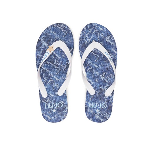 Liu Jo Japonki Ciabatta VA5187 E1005 Niebieski ze sklepu MODIVO w kategorii Klapki damskie - zdjęcie 185737677
