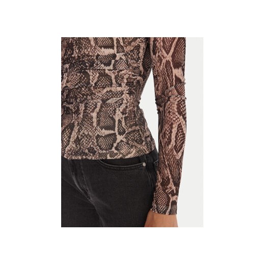 Guess Bluzka W5BP32 KCZC2 Beżowy Slim Fit Guess L MODIVO