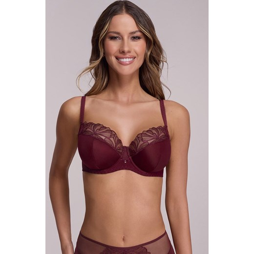 Ava biustonosz półusztywniany semi-soft 2196 Maxi, Kolor burgund, Rozmiar 100E, Ava ze sklepu Primodo w kategorii Biustonosze - zdjęcie 185739329