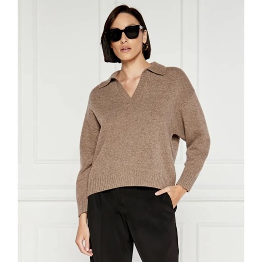 Weekend MaxMara Wełniany sweter | Relaxed fit Weekend Maxmara M wyprzedaż Gomez Fashion Store