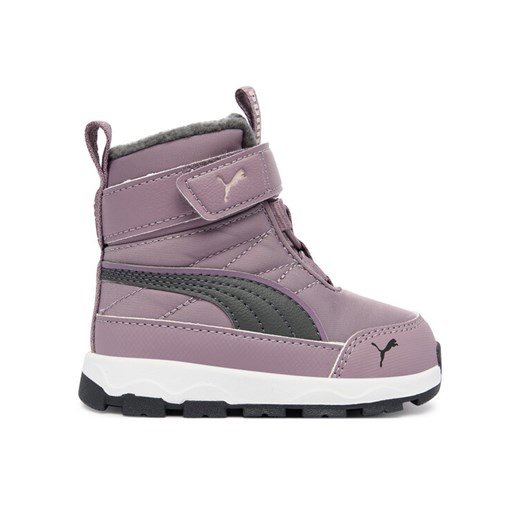 Śniegowce Puma Evolve Boot Ac+ Inf 392646 09 Fioletowy ze sklepu eobuwie.pl w kategorii Buty zimowe dziecięce - zdjęcie 185741188