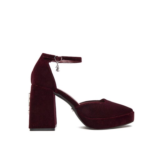 Juicy Couture Czółenka EO-W2SH59501A Bordowy ze sklepu MODIVO w kategorii Czółenka - zdjęcie 185741425