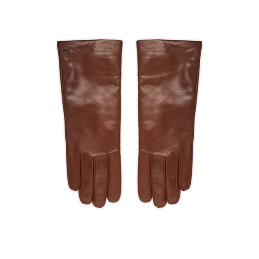 Weekend Max Mara Rękawiczki Damskie Senapeshort 2525566035 Brązowy ze sklepu MODIVO w kategorii Rękawiczki damskie - zdjęcie 185741465