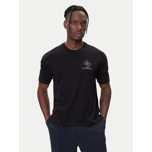 Guess T-Shirt M5BI56 KBZV1 Czarny Relaxed Fit ze sklepu MODIVO w kategorii T-shirty męskie - zdjęcie 185741487