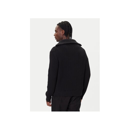 HUGO Sweter Srigg 50547002 Czarny Relaxed Fit M MODIVO