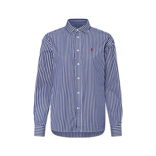 Polo Ralph Lauren Bluzka damska Kobiety Bawełna granatowy w paski ze sklepu vangraaf w kategorii Koszule damskie - zdjęcie 185742146
