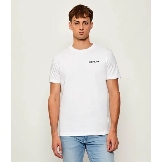 Replay T-shirt | Regular Fit ze sklepu Gomez Fashion Store w kategorii T-shirty męskie - zdjęcie 185742258