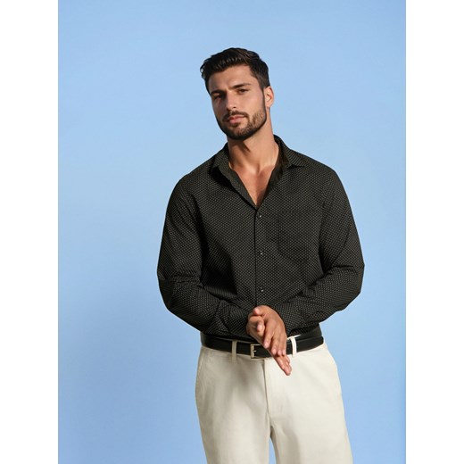 Sinsay - Koszula regular fit - czarny Sinsay XL Sinsay