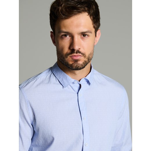 Sinsay - Koszula z długim rękawem - błękitny Sinsay L Sinsay