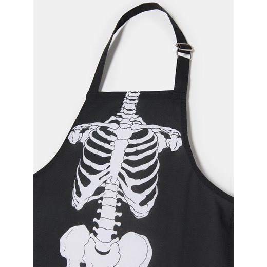 Sinsay - Fartuch dziecięcy kościotrup - czarny Sinsay One Size Sinsay
