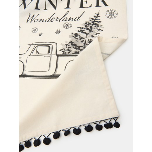 Sinsay - Ścierki kuchenne 3 pack - czarny Sinsay One Size Sinsay