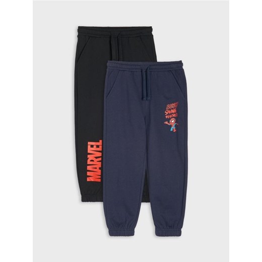 Sinsay - Spodnie dresowe 2 pack Marvel - wielobarwny - id: 208GS-MLC - marki Sinsay - 185743488 Sinsay - Spodnie dresowe 2 pack Marvel - wielobarwny ze sklepu Sinsay w kategorii Spodnie chłopięce - zdjęcie 185743488