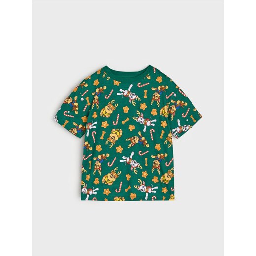 Sinsay - Koszulka PAW Patrol - zielony ze sklepu Sinsay w kategorii T-shirty chłopięce - zdjęcie 185743549
