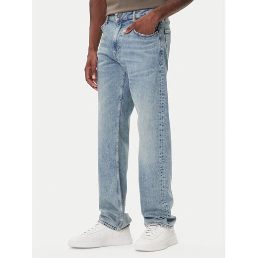 Guess Jeans Jeansy M5BA1B D002B Niebieski Straight Fit ze sklepu MODIVO w kategorii Jeansy damskie - zdjęcie 185743915