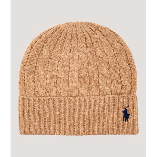 POLO RALPH LAUREN Wełniana czapka | z dodatkiem kaszmiru ze sklepu Gomez Fashion Store w kategorii Czapki zimowe damskie - zdjęcie 185744326