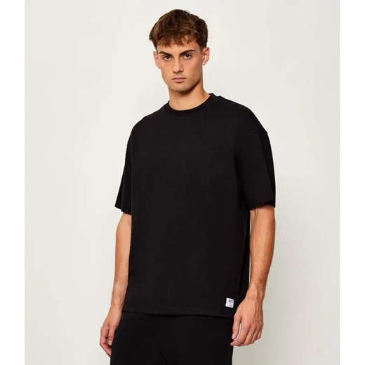 Hugo Blue T-shirt Nuwaffle | Loose fit ze sklepu Gomez Fashion Store w kategorii T-shirty męskie - zdjęcie 185744365