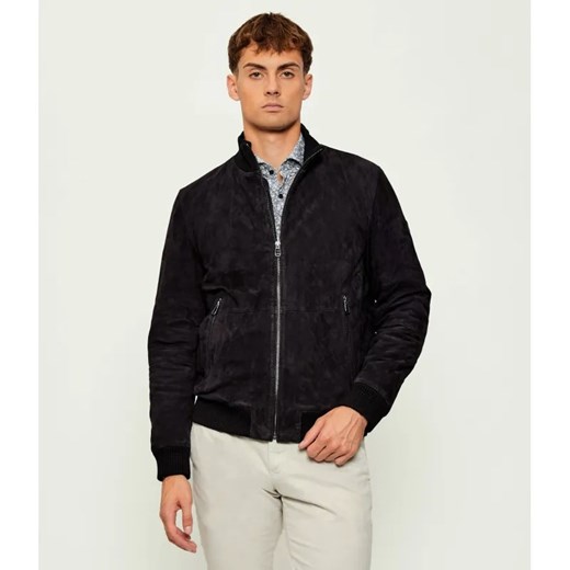 Joop! Skórzana kurtka bomber Byll-W | Regular Fit | z dodatkiem wełny ze sklepu Gomez Fashion Store w kategorii Kurtki męskie - zdjęcie 185744399