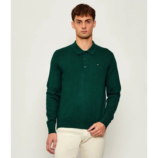 Tommy Hilfiger Polo | Regular Fit | z dodatkiem kaszmiru ze sklepu Gomez Fashion Store w kategorii T-shirty męskie - zdjęcie 185744427