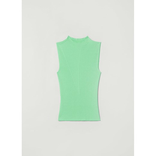 STEFANEL Top w kolorze zielonym Stefanel M Limango Polska wyprzedaż