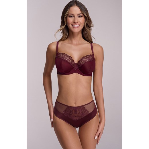 Ava biustonosz półusztywniany semi-soft 2196, Kolor burgund, Rozmiar 100B, Ava ze sklepu Intymna w kategorii Biustonosze - zdjęcie 185745957