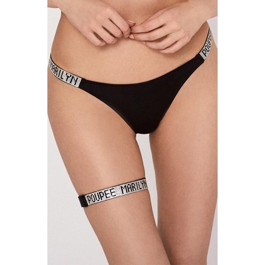 Marilyn czarne stringi damskie Mon Bijou Secret, Kolor czarny, Rozmiar L, Marilyn ze sklepu Intymna w kategorii Majtki damskie - zdjęcie 185746088