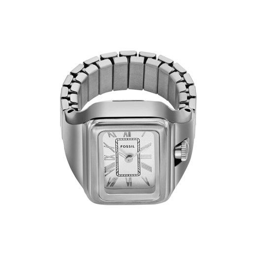 Zegarek Fossil Watch Ring ES5344 Srebrny ze sklepu eobuwie.pl w kategorii Zegarki - zdjęcie 185746428