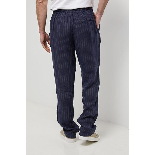 Rodier Lin Lniane spodnie w kolorze granatowym Rodier Lin M/L okazyjna cena Limango Polska