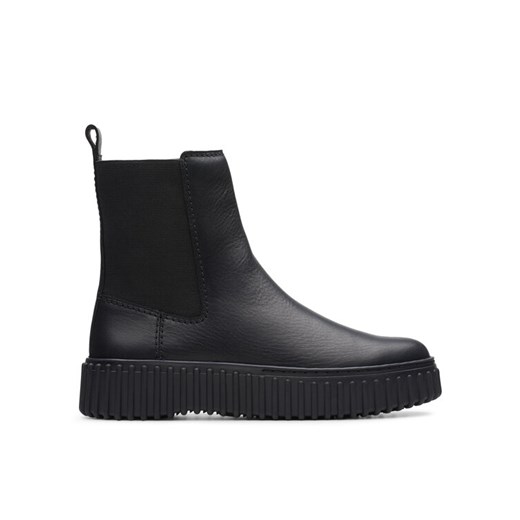 Clarks Sztyblety Torhill Maple 26173858 Czarny ze sklepu MODIVO w kategorii Botki - zdjęcie 185750115