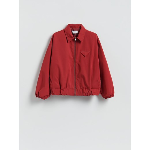 Reserved - Kurtka bomberka z kołnierzykiem - czerwony Reserved L Reserved