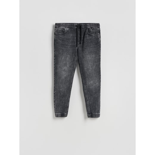 Reserved - Jeansy jogger fit - szary ze sklepu Reserved w kategorii Spodnie męskie - zdjęcie 185752448
