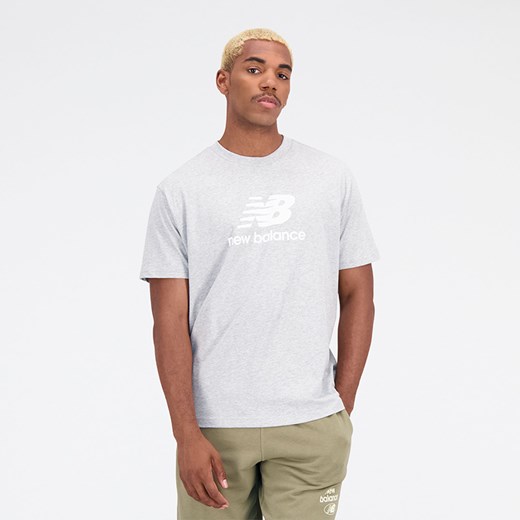 Koszulka męska New Balance MT31541AG – szara ze sklepu New Balance Poland w kategorii T-shirty męskie - zdjęcie 185752555