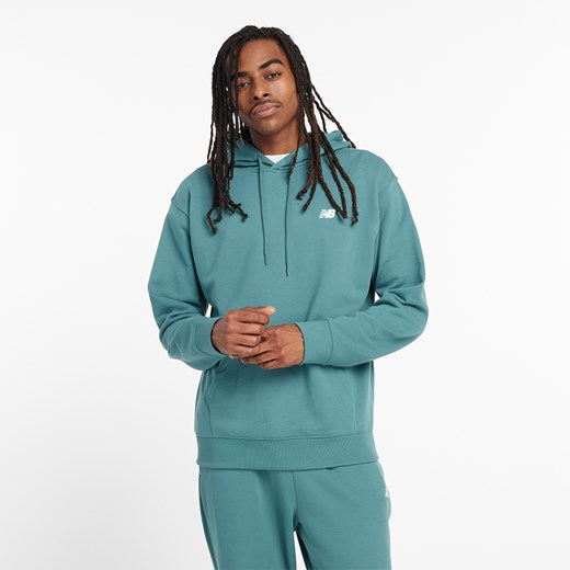 Bluza męska New Balance MT41508NUS – niebieska ze sklepu New Balance Poland w kategorii Bluzy męskie - zdjęcie 185752565