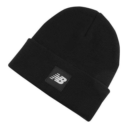 Czapka New Balance LAH13034BK - czarna ze sklepu New Balance Poland w kategorii Czapki zimowe męskie - zdjęcie 185752596