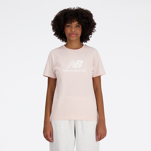 Koszulka damska New Balance WT41502OUK – różowa ze sklepu New Balance Poland w kategorii Bluzki damskie - zdjęcie 185752605