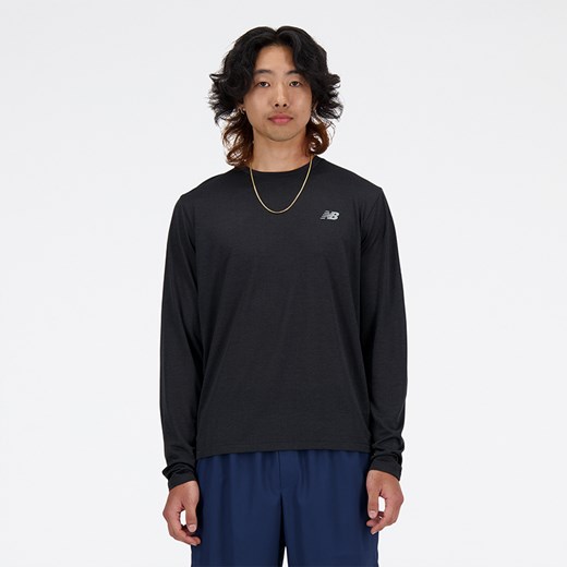 Koszulka męska New Balance MT41256BK – czarna ze sklepu New Balance Poland w kategorii T-shirty męskie - zdjęcie 185752608