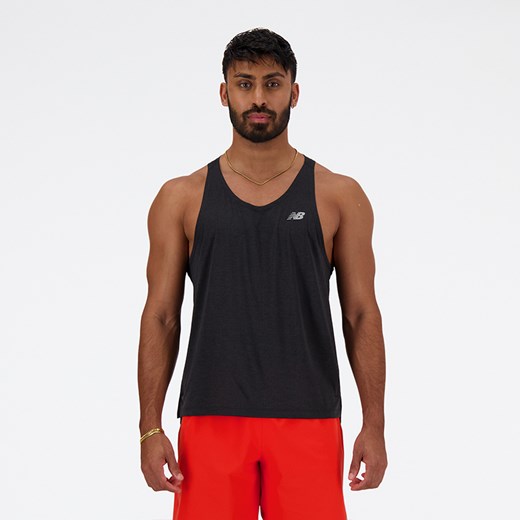 Koszulka męska New Balance MT41250BK – czarna ze sklepu New Balance Poland w kategorii T-shirty męskie - zdjęcie 185752658