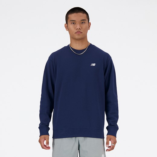 Bluza męska New Balance MT41507NNY – granatowa ze sklepu New Balance Poland w kategorii Bluzy męskie - zdjęcie 185752789