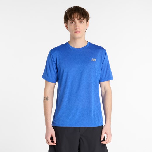 Koszulka męska New Balance MT41253BEA – niebieska ze sklepu New Balance Poland w kategorii T-shirty męskie - zdjęcie 185752808