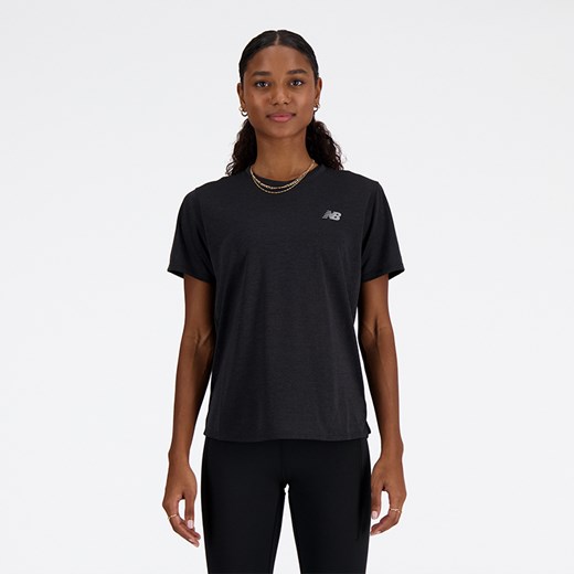 Koszulka damska New Balance WT41253BKH – czarna ze sklepu New Balance Poland w kategorii Bluzki damskie - zdjęcie 185752926