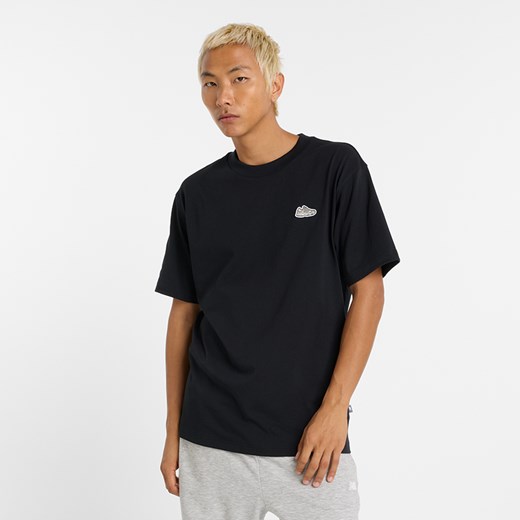 Koszulka męska New Balance MT51966BK – czarna ze sklepu New Balance Poland w kategorii T-shirty męskie - zdjęcie 185752976