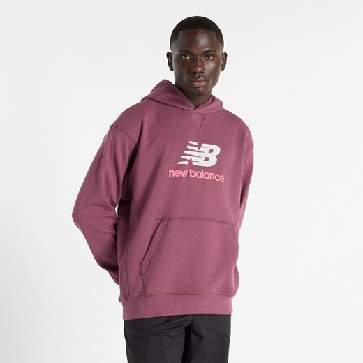 Bluza męska New Balance MT51512FDP – różowa ze sklepu New Balance Poland w kategorii Bluzy męskie - zdjęcie 185752996