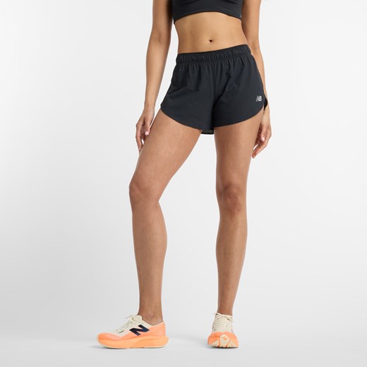 Spodenki damskie New Balance WS51288BK – czarne ze sklepu New Balance Poland w kategorii Szorty - zdjęcie 185753055
