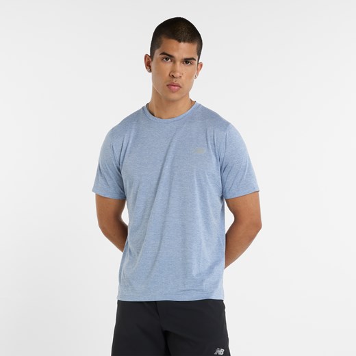 Koszulka męska New Balance MT41253DUS – niebieska ze sklepu New Balance Poland w kategorii T-shirty męskie - zdjęcie 185753078