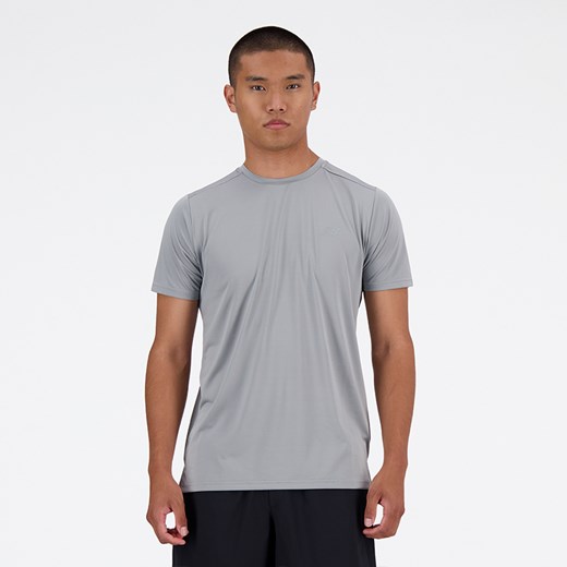 Koszulka męska New Balance MT41222YST – szara ze sklepu New Balance Poland w kategorii T-shirty męskie - zdjęcie 185753298