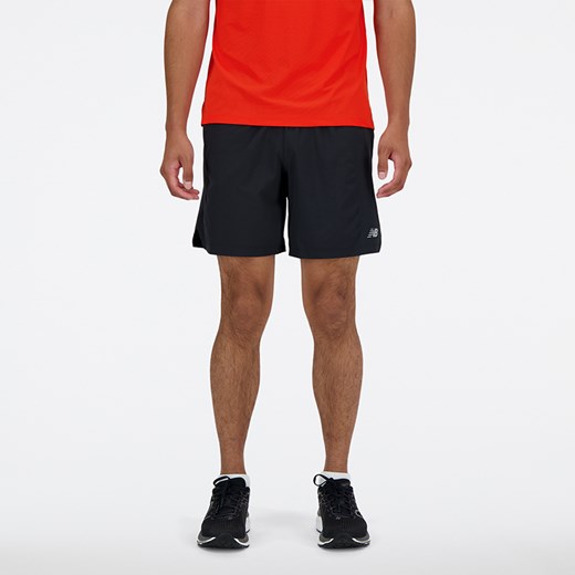 Spodenki męskie New Balance MS41283BK – czarne ze sklepu New Balance Poland w kategorii Spodenki męskie - zdjęcie 185753307