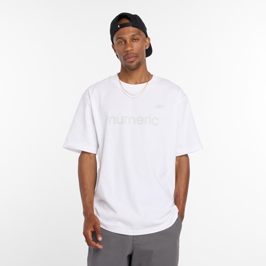Koszulka męska New Balance Numeric MT51955WT – biała ze sklepu New Balance Poland w kategorii T-shirty męskie - zdjęcie 185753338